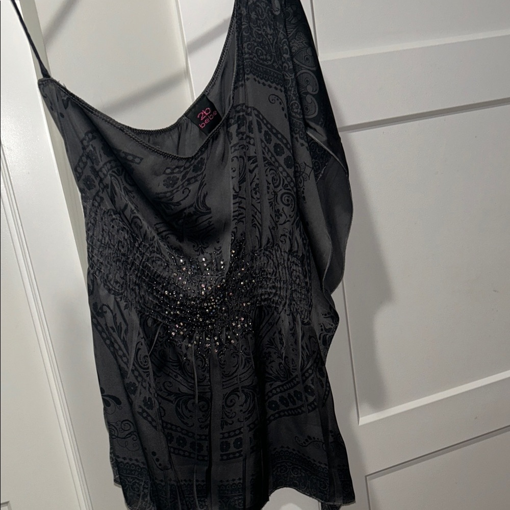 Y2K one sleeve shirt ~